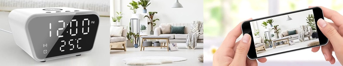 Špijunski sat s punjačem bežičnih uređaja SZ-01