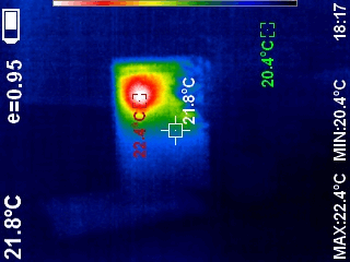 Shot from the HT-A1 thermal camera