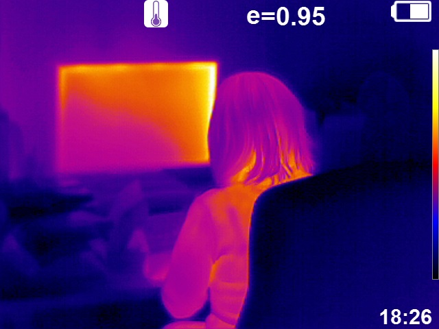 Real shot from the HT-H8 thermal imager